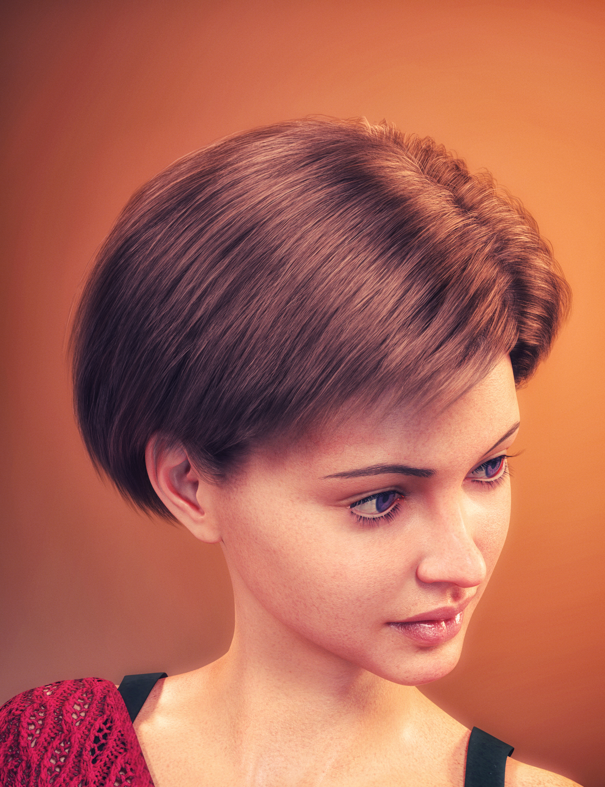 FE Female Host CN Hair for Genesis 8 and 8.1 Female