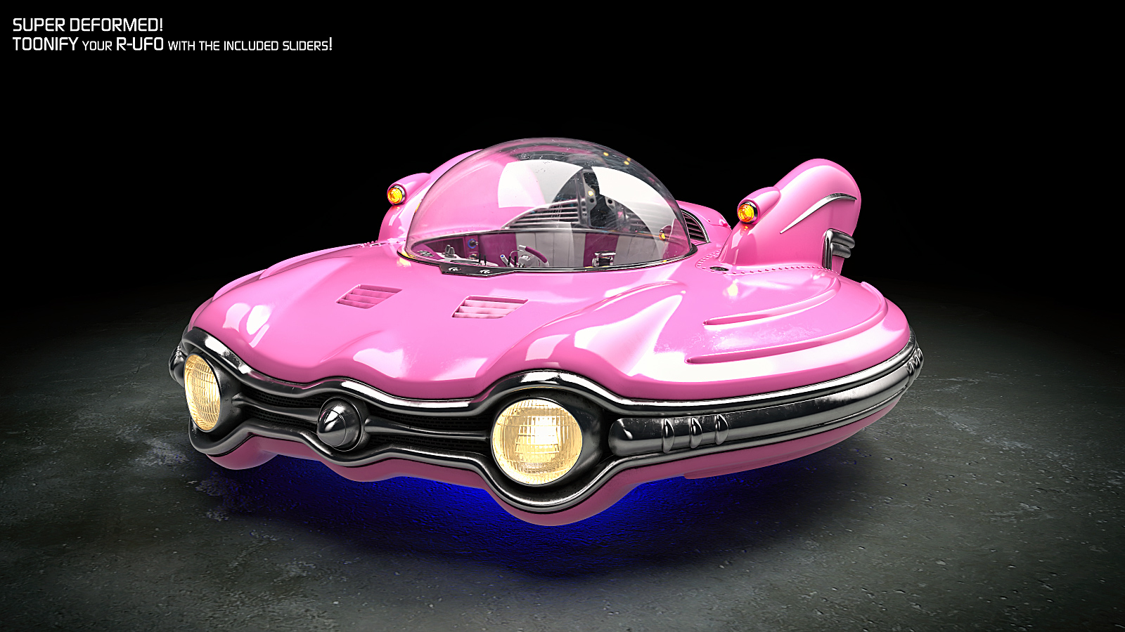 STF Retro UFO STF Retro UFO by: StrangefateRoguey, 3D Models by Daz 3D