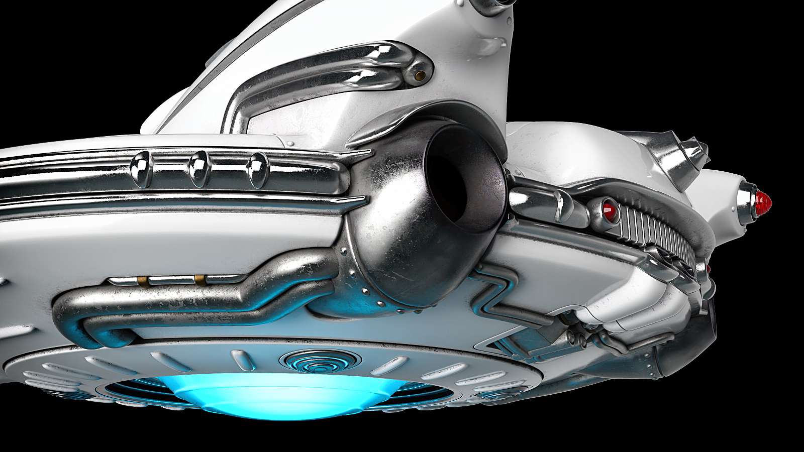 STF Retro UFO STF Retro UFO by: StrangefateRoguey, 3D Models by Daz 3D