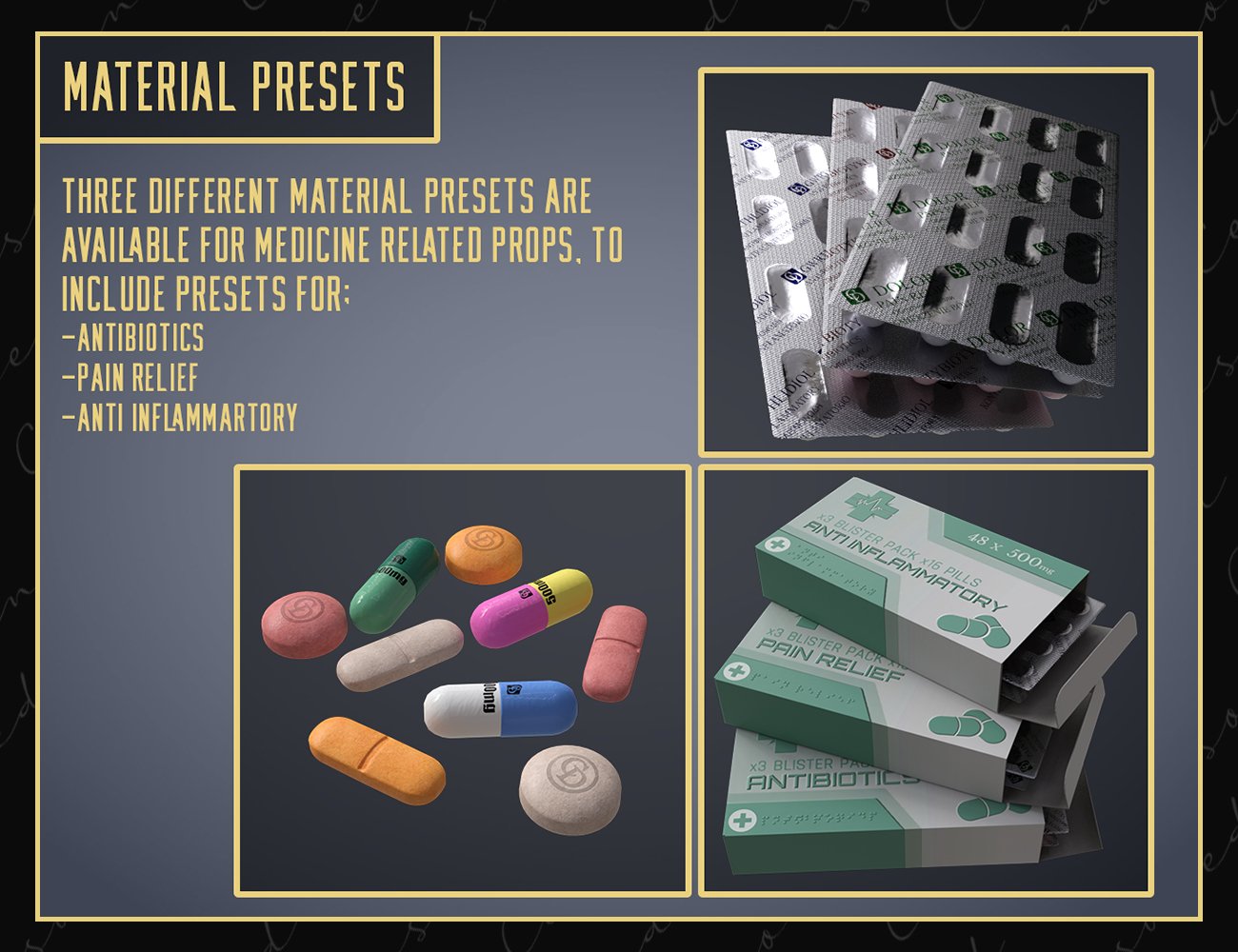 Medical Kit Props Daz 3D