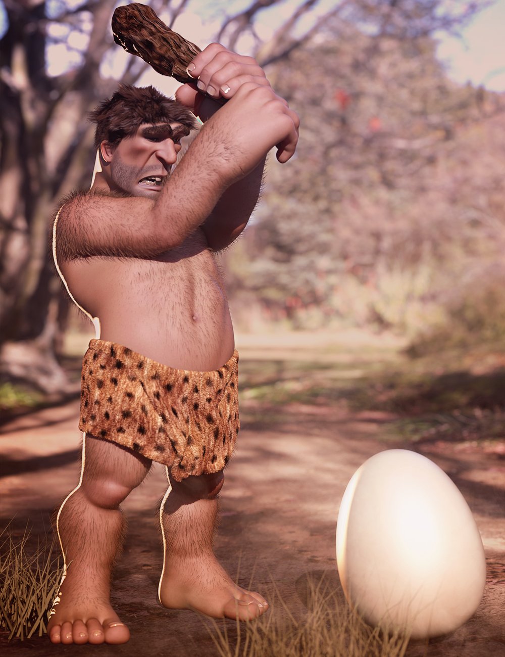 Stylized Caveman, Hair, and Accessories for Genesis 8 Male Stylized Caveman, Hair, and Accessories for Genesis 8 Male by: 3D Universe, 3D Models by Daz 3D