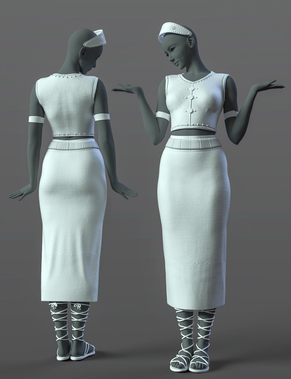 dForce MK Wa Suit for Genesis 9 by: wsmonkeyking, 3D Models by Daz 3D