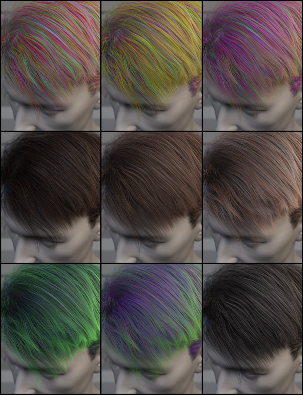 EdgeCut Hair for Genesis 8 and 8.1 Males EdgeCut Hair for Genesis 8 and 8.1 Males by: Laticis Imagery, 3D Models by Daz 3D