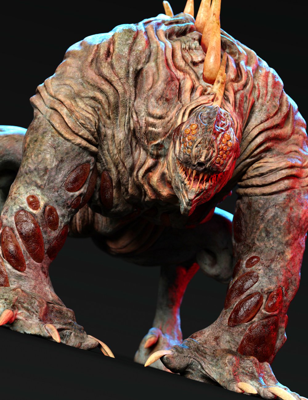 Ravager Parasite for Genesis 8.1 Male by: JoeQuick, 3D Models by Daz 3D