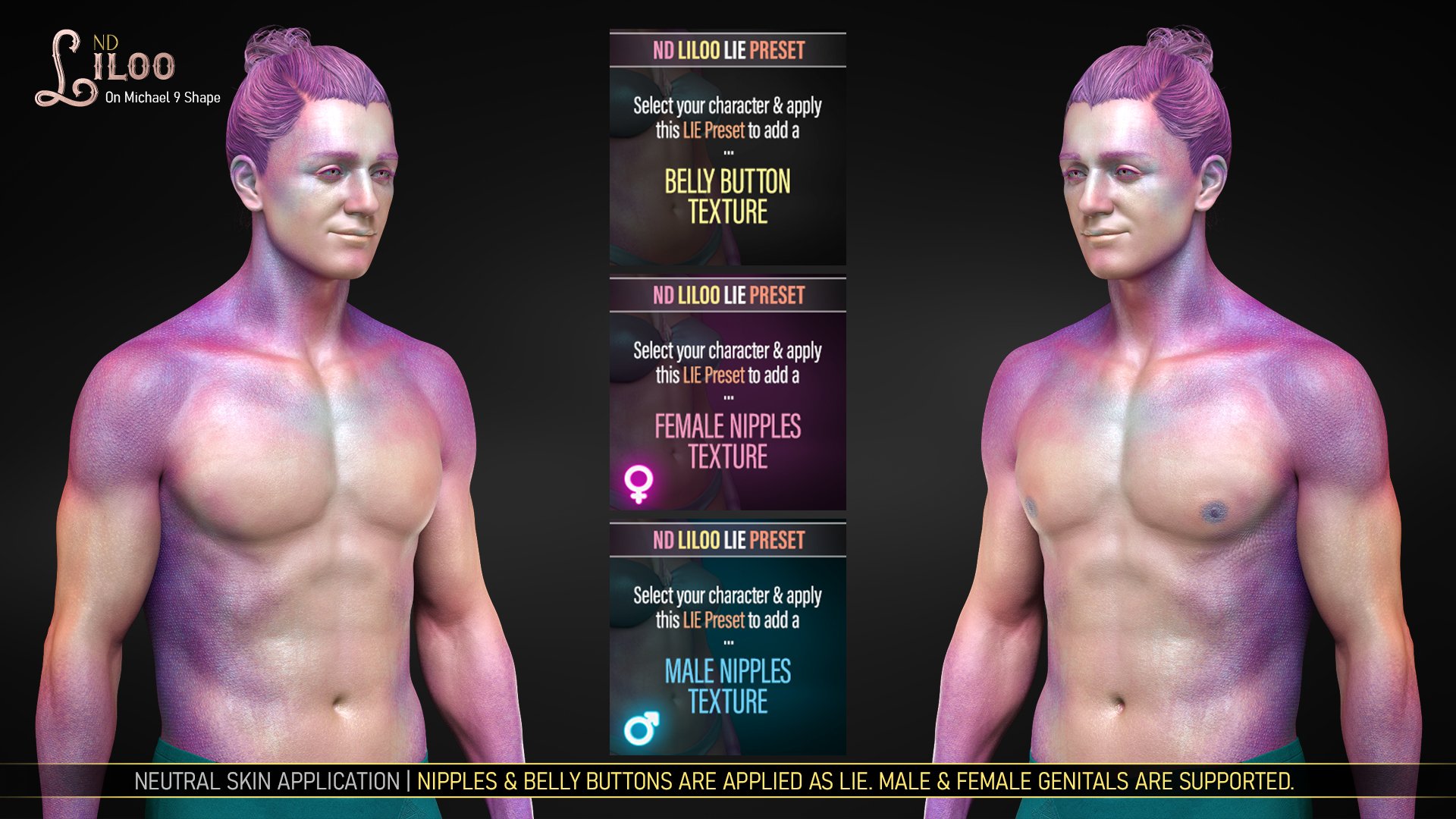 Male and Female Anatomical Elements maps for G9 - Which Figures Have Them?  - Daz 3D Forums
