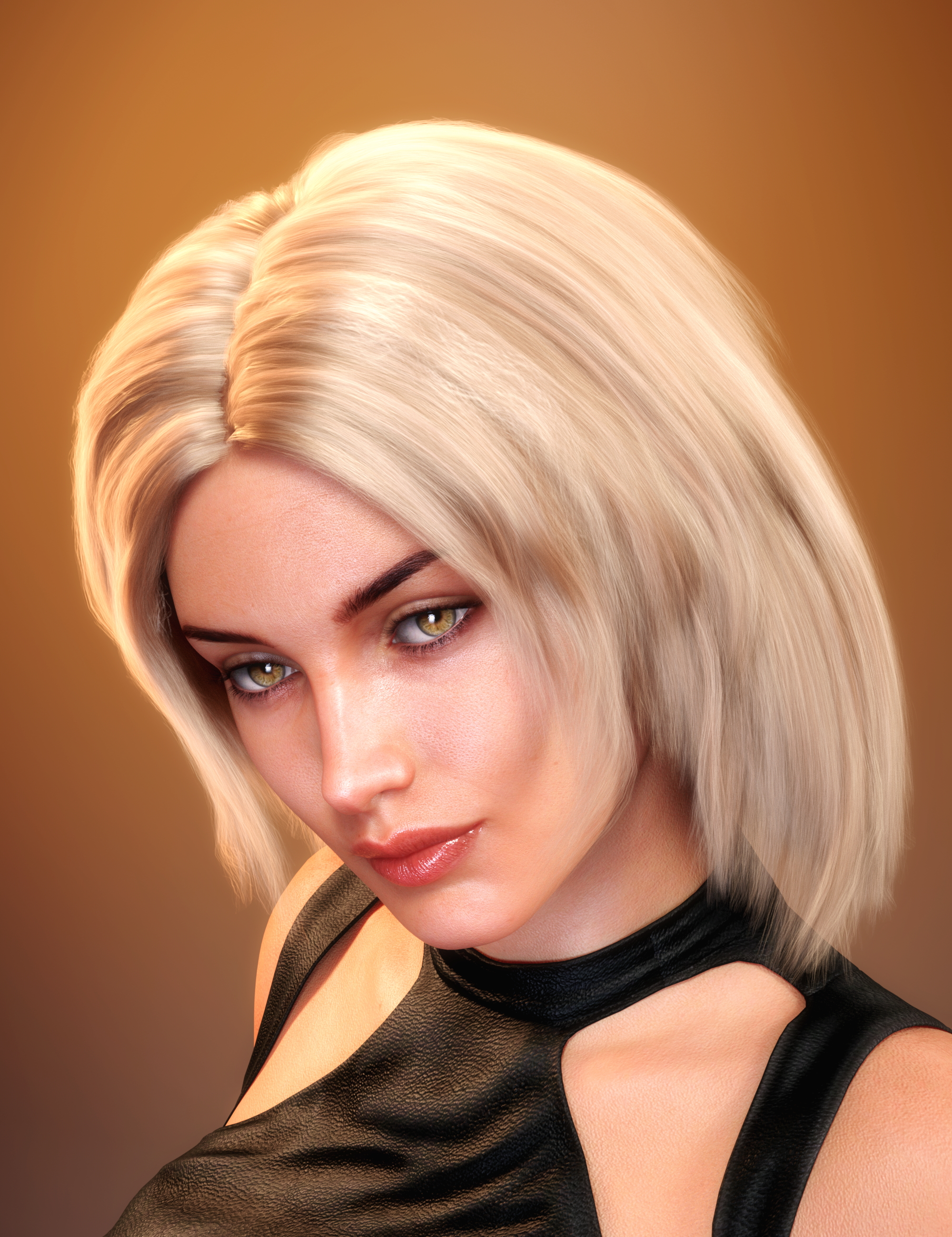 FE Female Linda Medium Hair for Genesis 8 and 8.1 Female