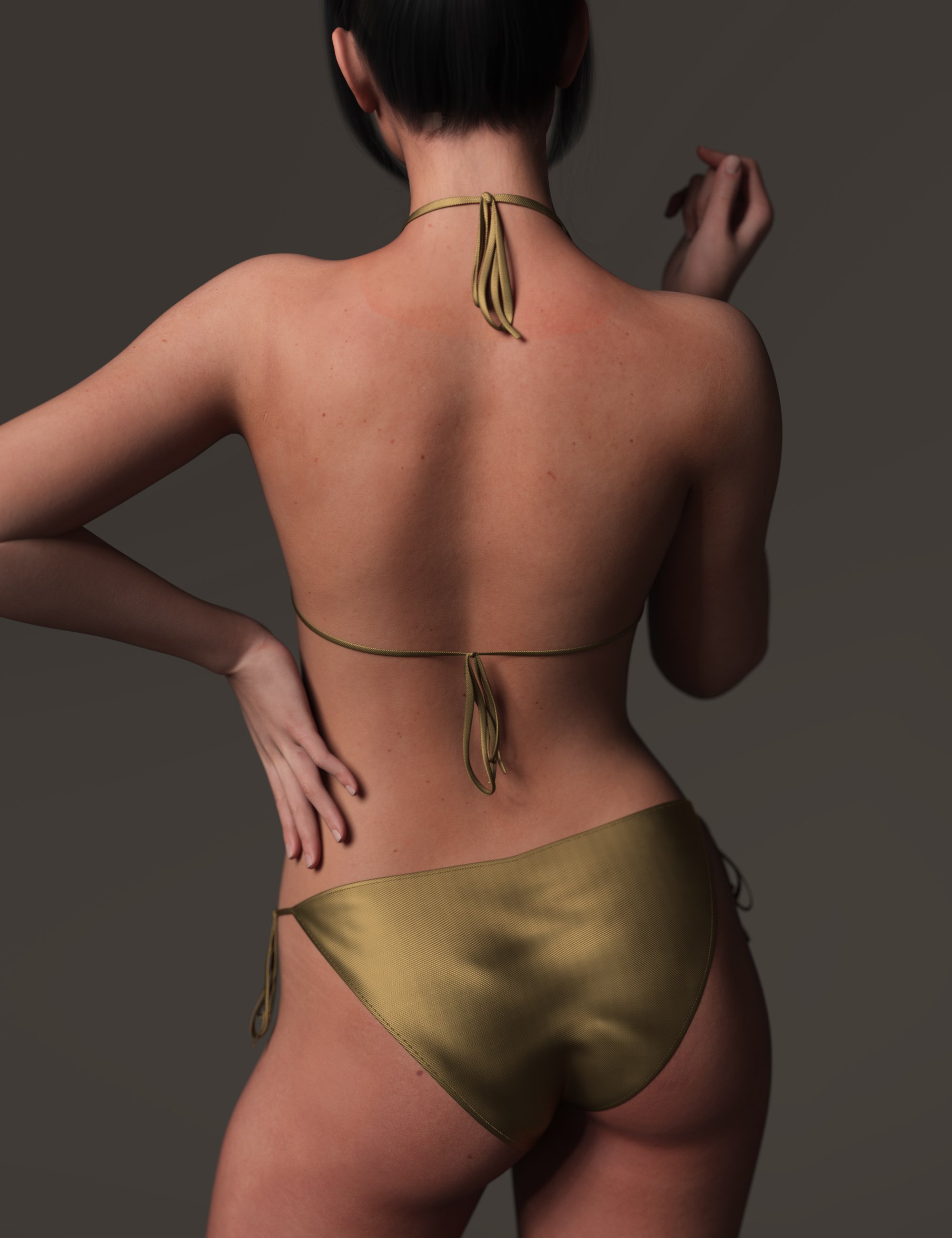 Tied Bikini for Genesis 9 by: outoftouch, 3D Models by Daz 3D