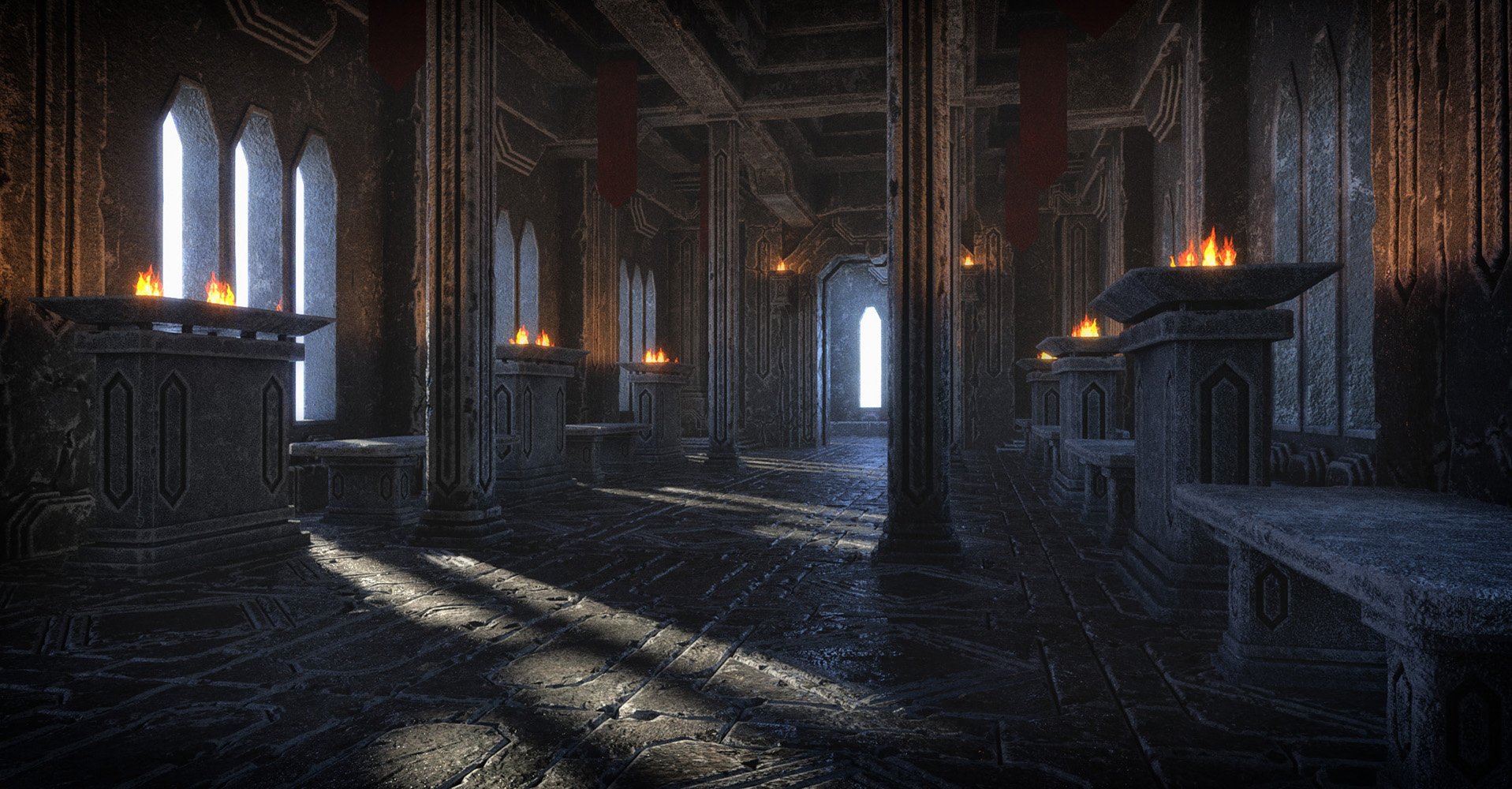 Artifact Chamber Halls | Daz 3D