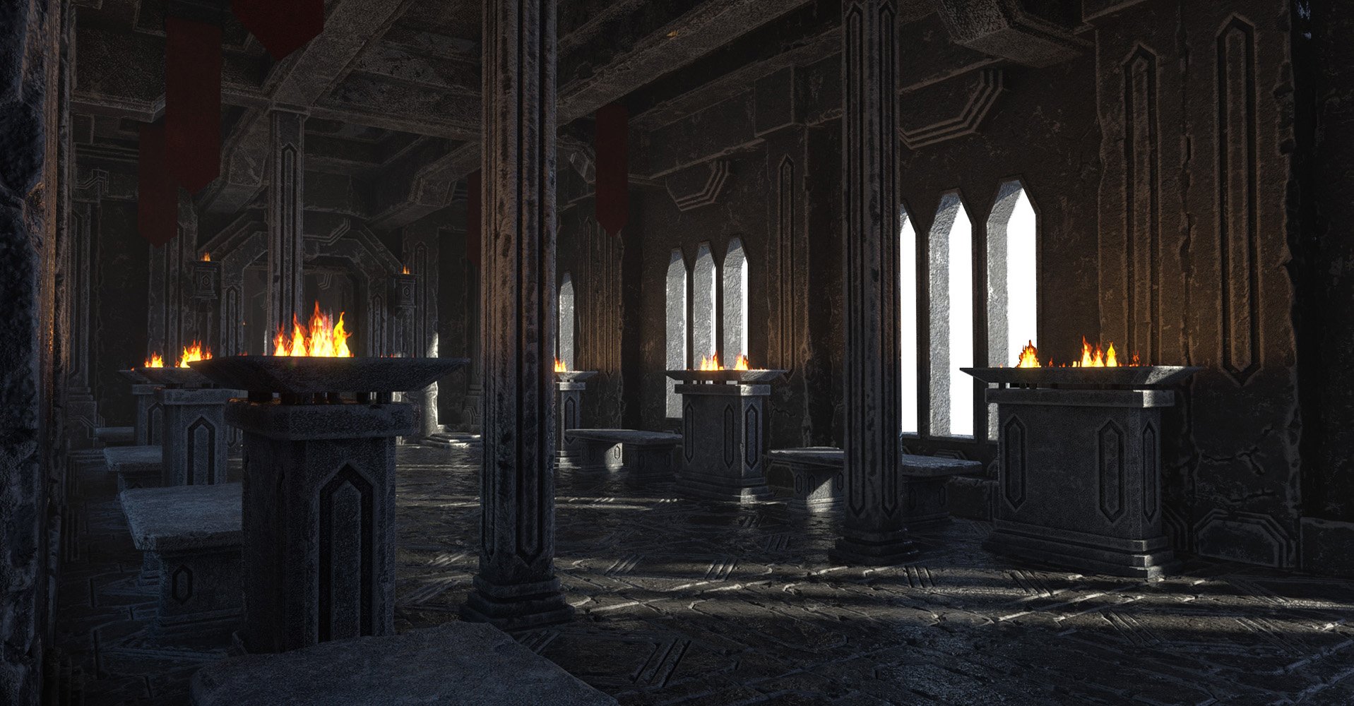 Artifact Chamber Halls | Daz 3D