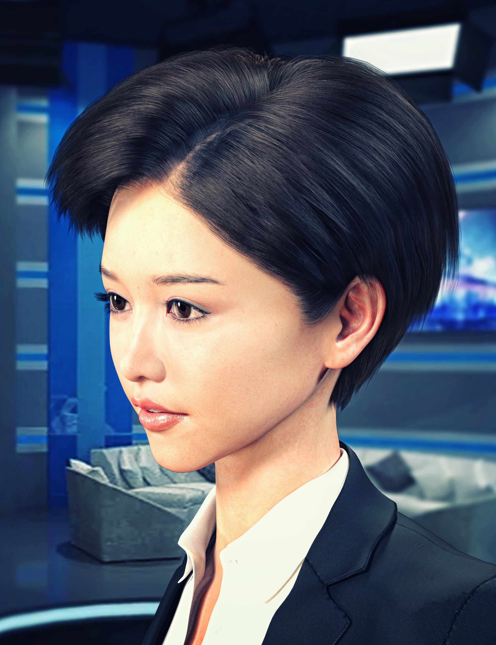 FE 3in1 Classic Hair Bundle for Genesis 8 and 8.1 Females Daz 3D