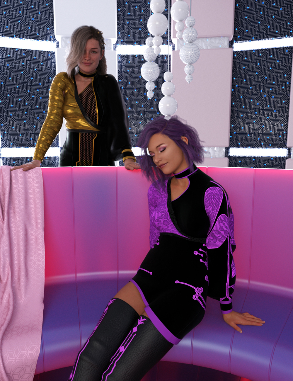 Versatility for dForce CB Juno Clothing Set for Genesis 9 by: , 3D Models by Daz 3D