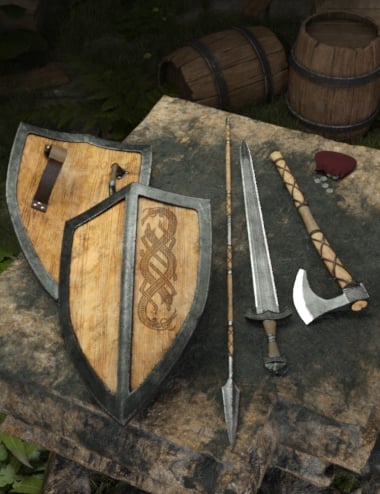 Viking Weapons Collection Viking Weapons Collection by: Britech, 3D Models by Daz 3D