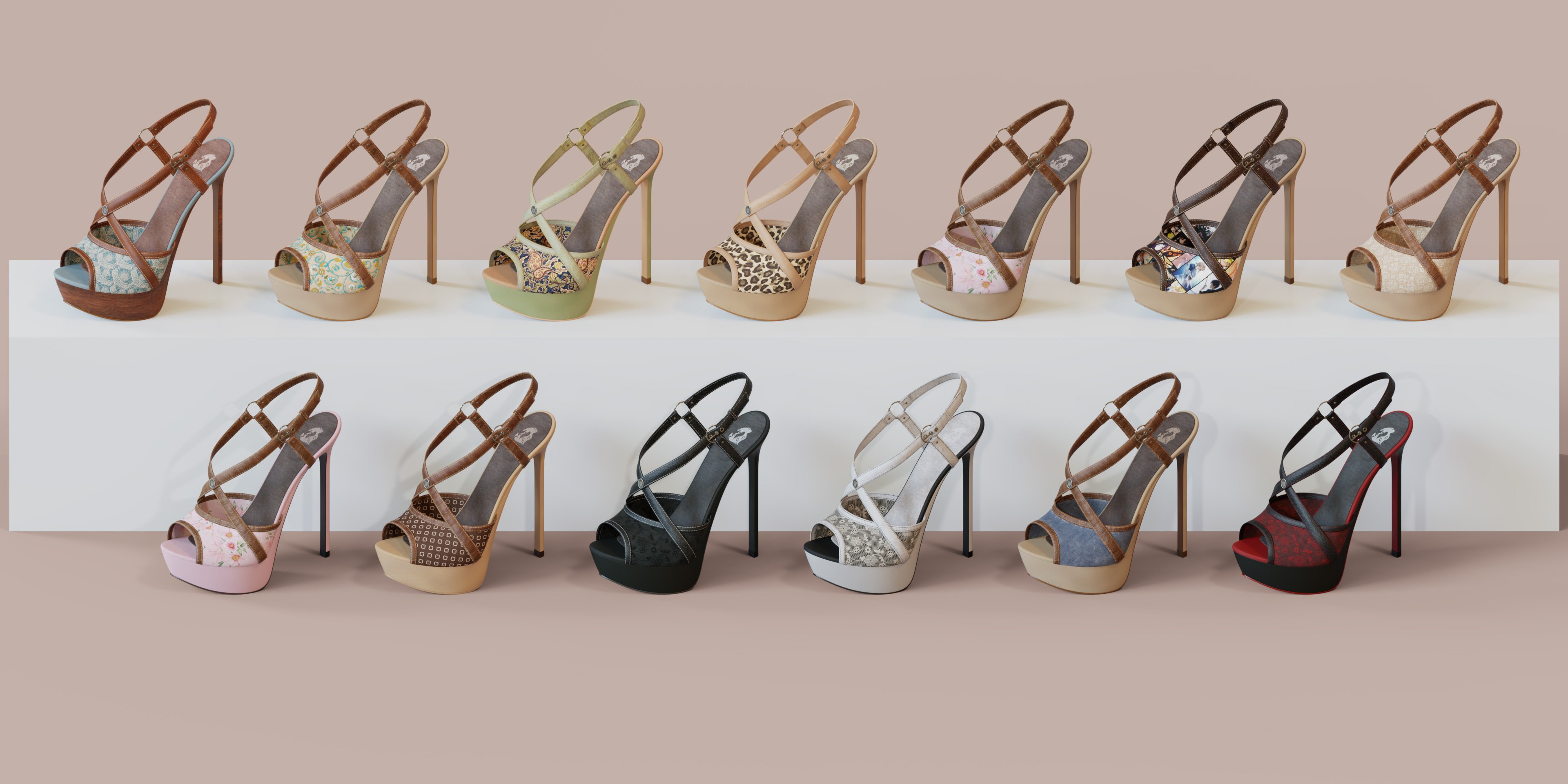 Mirana High Heels for Genesis 8 and 9 Mirana High Heels for Genesis 8 and 9 by: PrefoX, 3D Models by Daz 3D