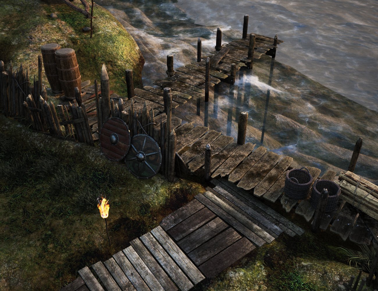 XI Viking Camp XI Viking Camp by: Xivon, 3D Models by Daz 3D