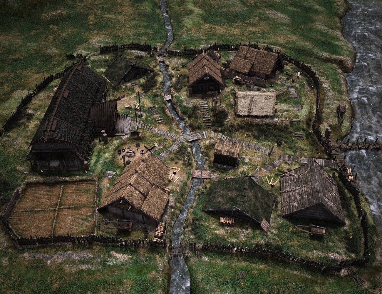 XI Viking Camp by: Xivon, 3D Models by Daz 3D