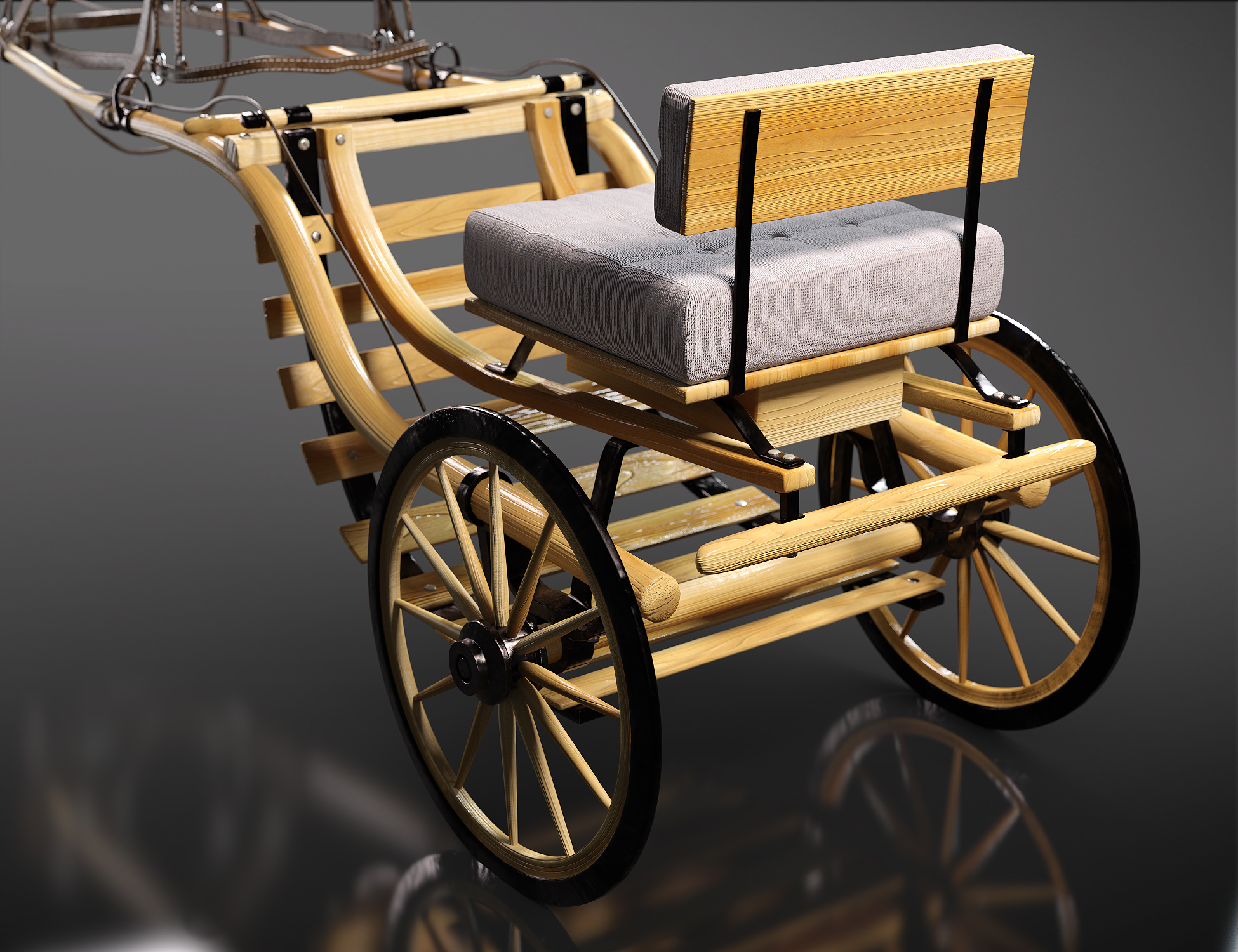 Road Buggy for Daz Horse 3 by: Sixus1 Media, 3D Models by Daz 3D