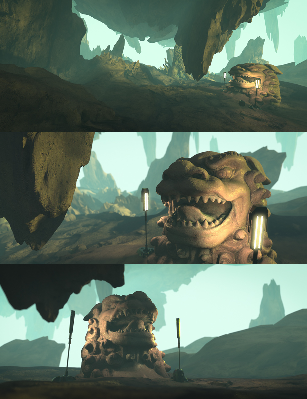 Fantasy Caverns by: Dreamlight, 3D Models by Daz 3D