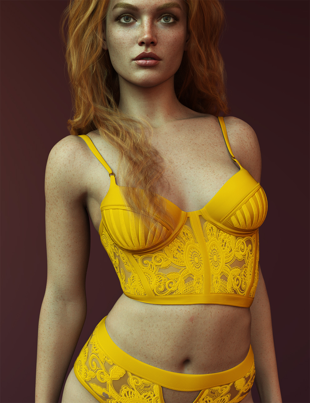 X-Fashion In Cute Lingerie for Genesis 9 by: xtrart-3d, 3D Models by Daz 3D