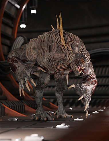 On the Loose Poses for the Ravager Parasite | Daz 3D