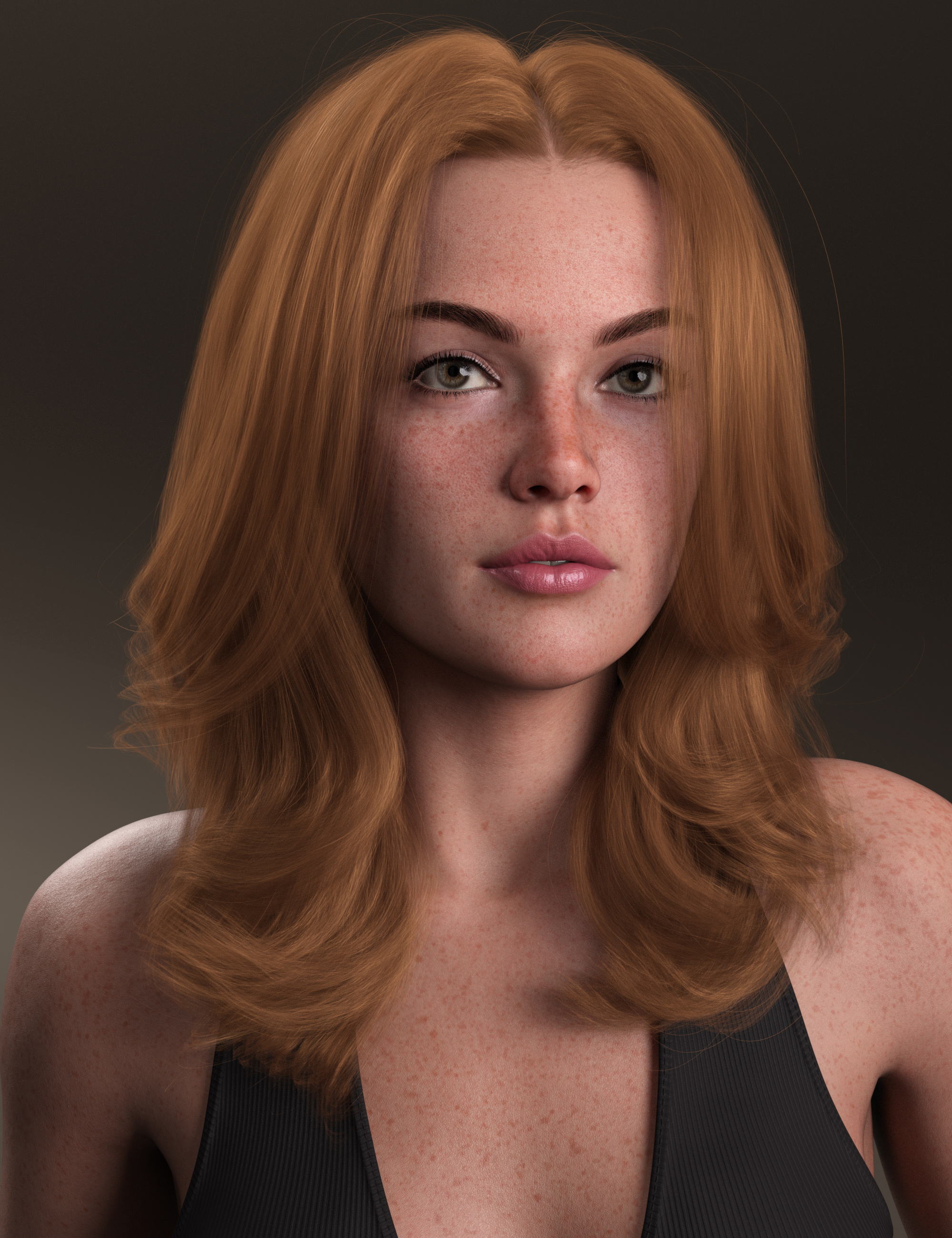 Glamorous Style Hair for Genesis 8 and 9 by: outoftouch, 3D Models by Daz 3D