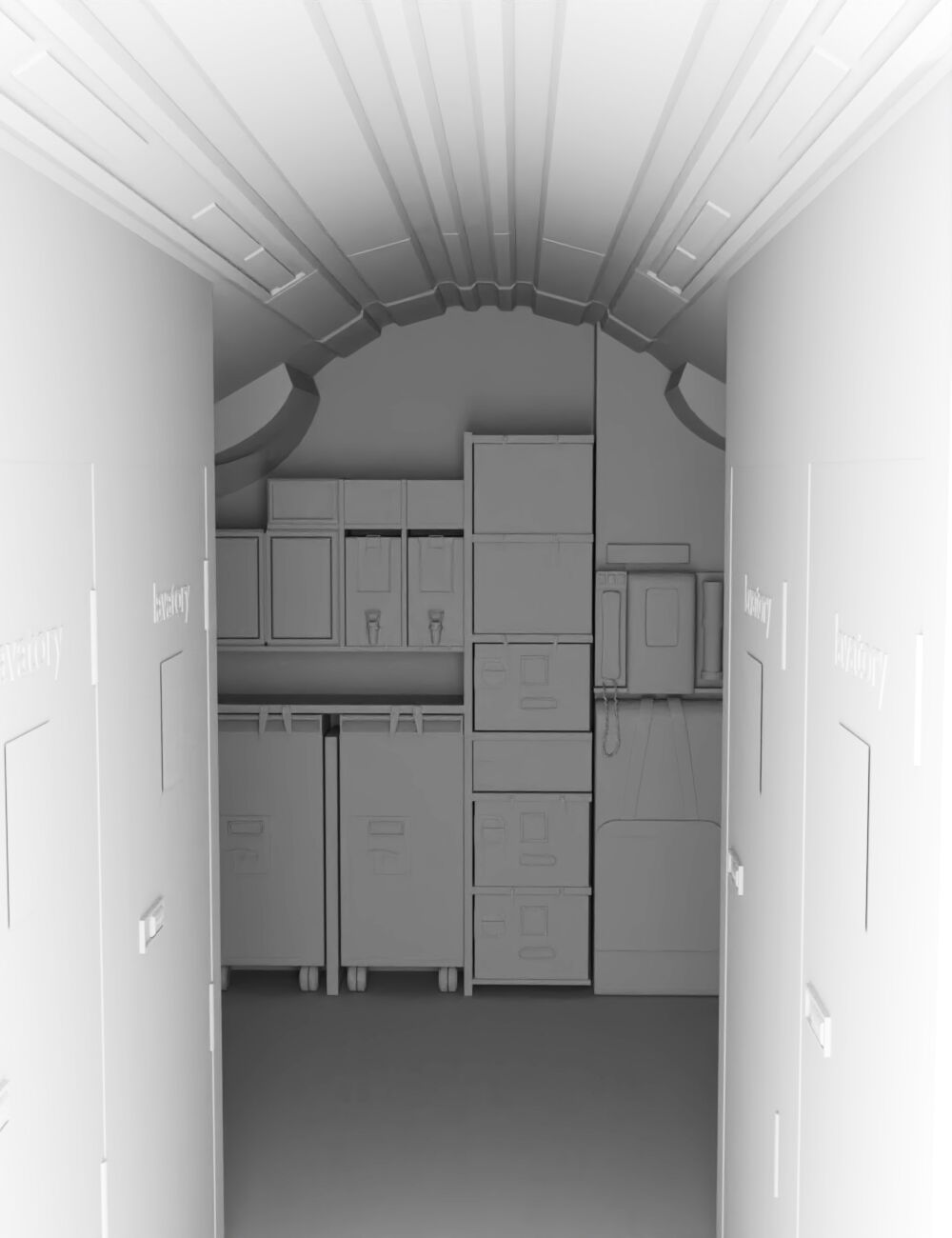 Commercial Airliner Interior Set | Daz 3D