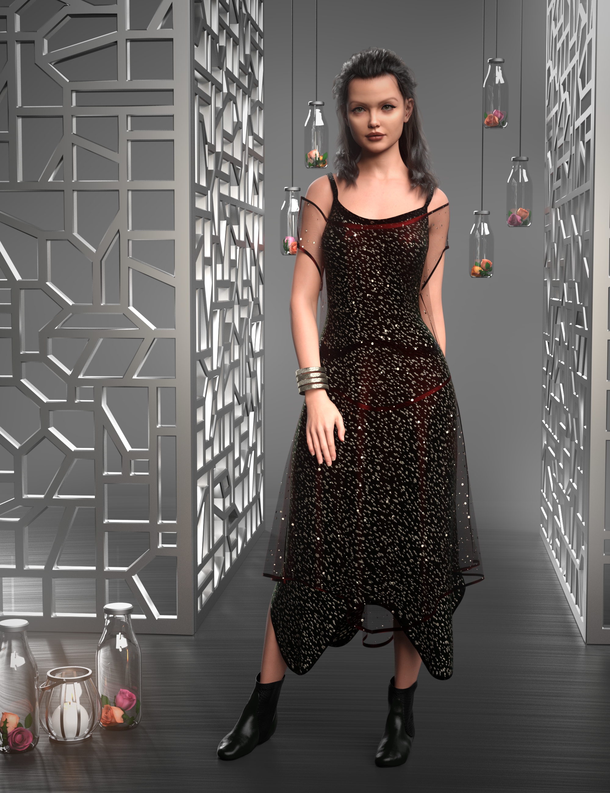 Versatility for dForce Jane Outfit for Genesis 9 by: Sade, 3D Models by Daz 3D