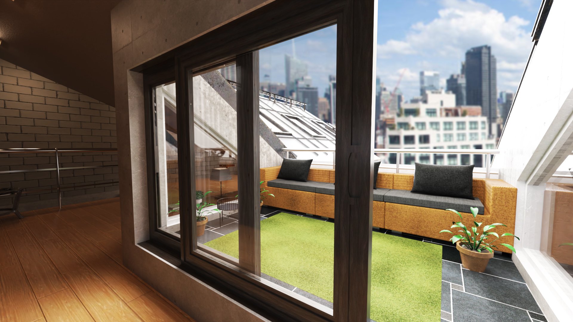 The Roof Balcony The Roof Balcony by: Tesla3dCorp, 3D Models by Daz 3D