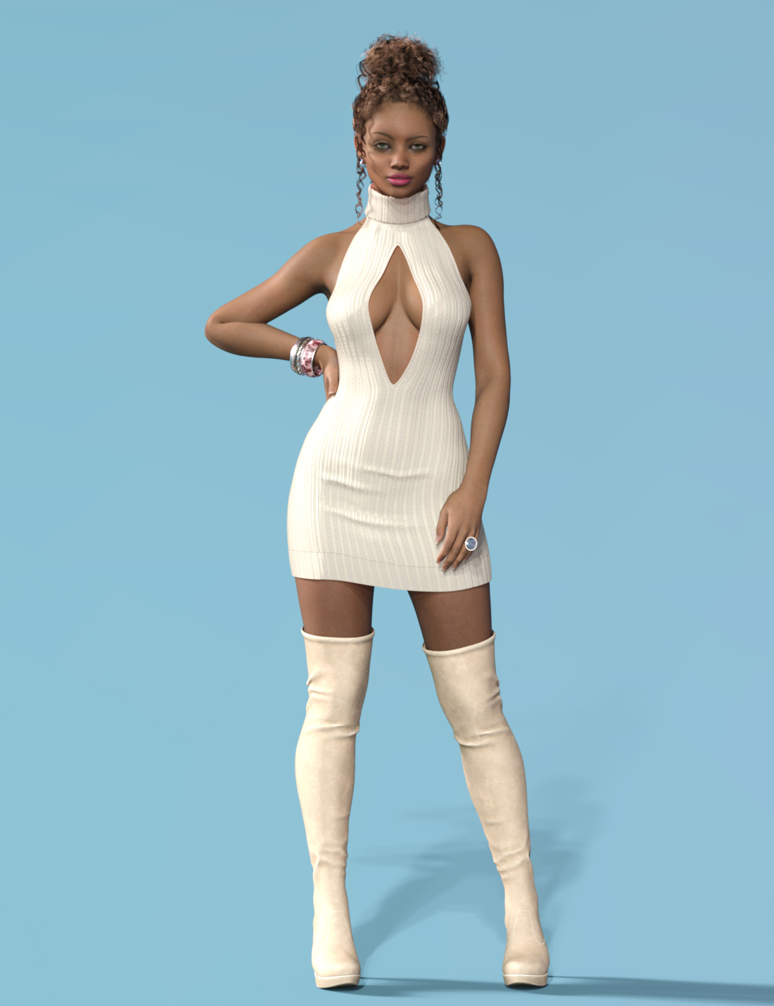 Simply Sexy Dforce Outfit For Genesis 9 Base Feminine Daz 3d