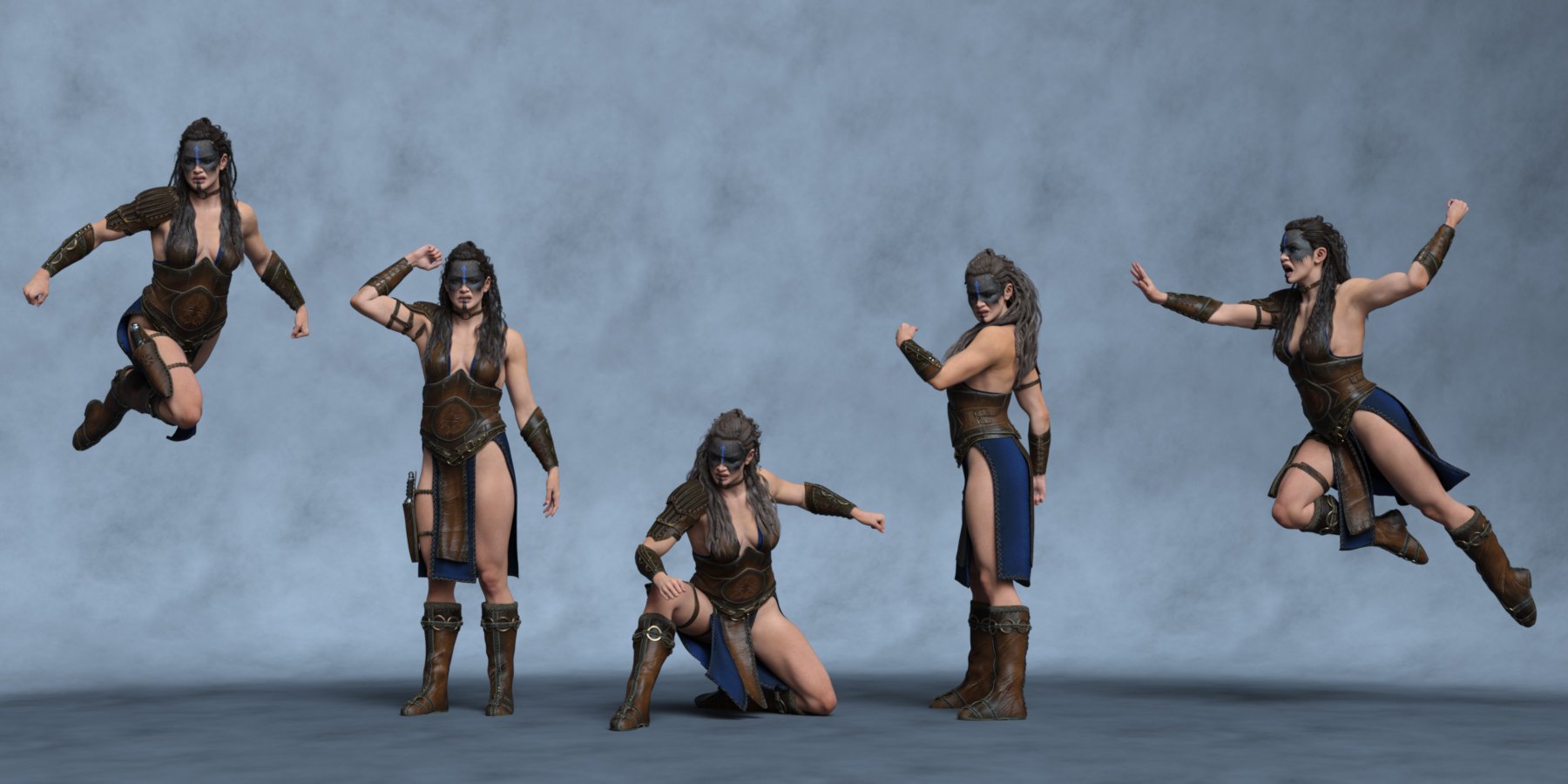 Chooser of the Slain Poses for Freja 9 and Genesis 9 by: Ensary, 3D Models by Daz 3D