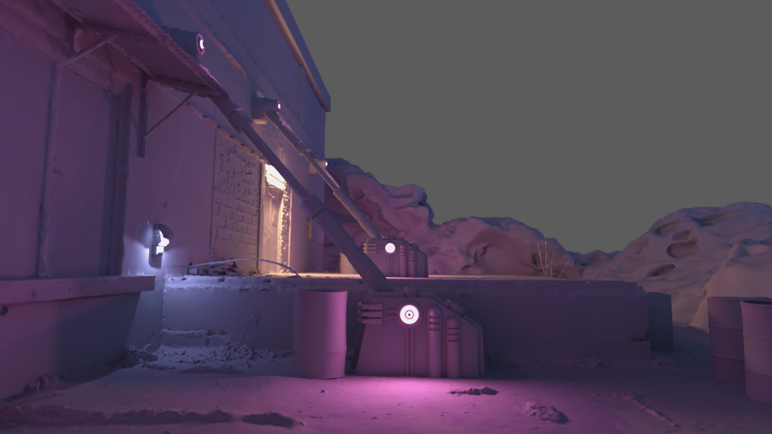 Cyberpunk Trashed Corner by: Dreamlight, 3D Models by Daz 3D
