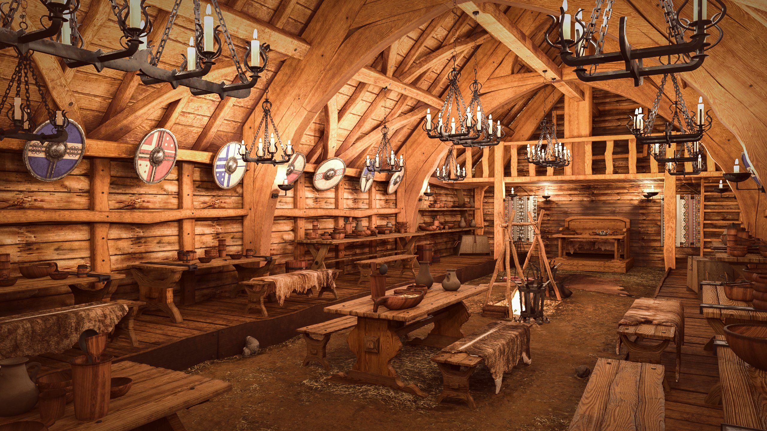 Viking Long House Viking Long House by: Polish, 3D Models by Daz 3D