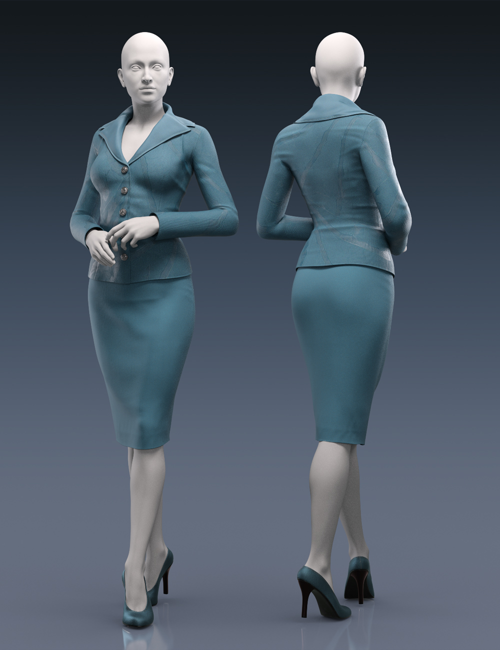 dForce Executive Suit Textures for Genesis 9 | Daz 3D