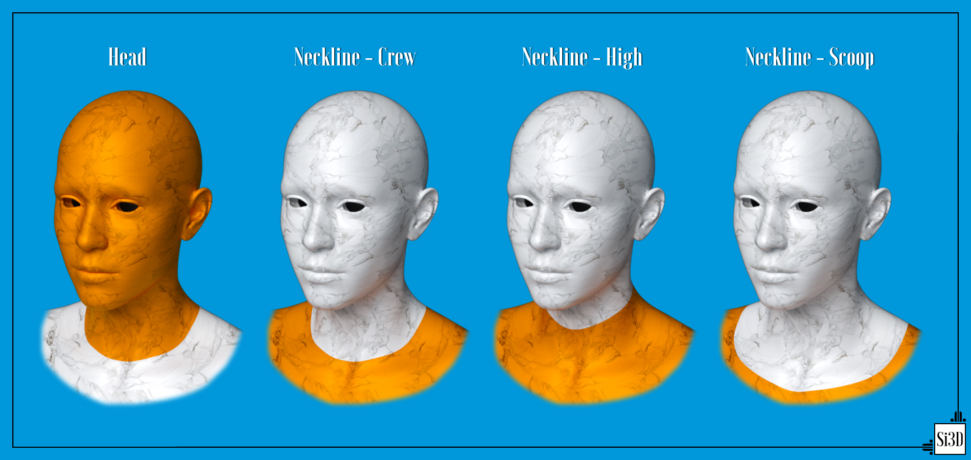 Geoshell Visibility Presets for Genesis 9 | Daz 3D