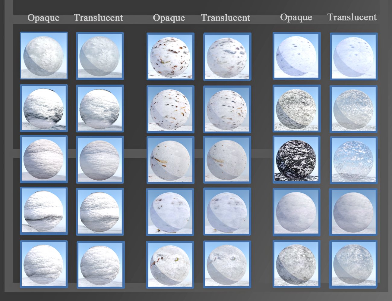 SBibb Slush and Snow Shaders for Iray and Merchant Resource SBibb Slush and Snow Shaders for Iray and Merchant Resource by: SBibb, 3D Models by Daz 3D