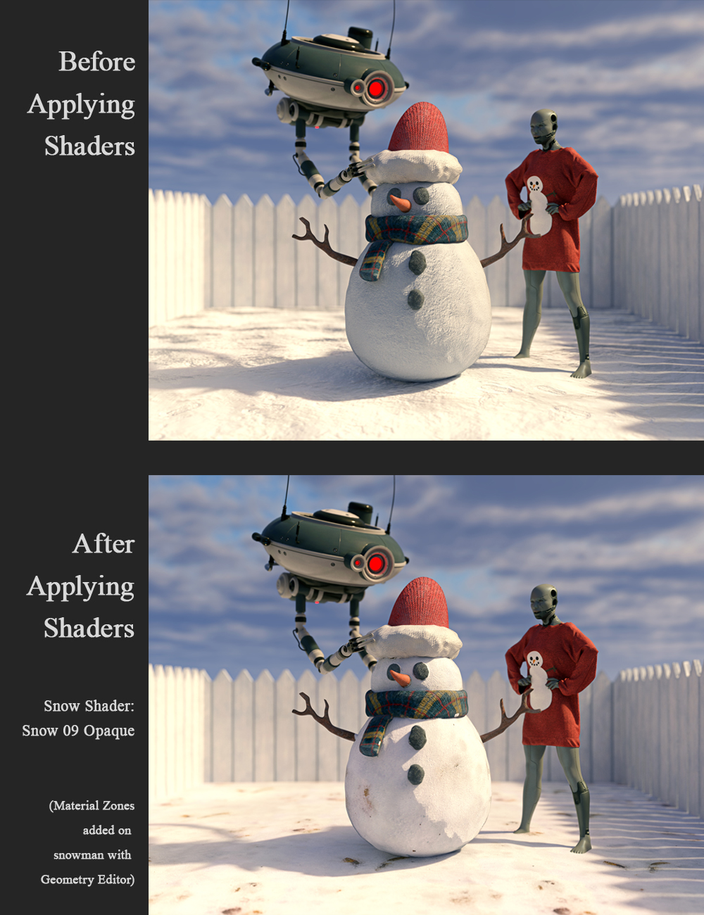 SBibb Slush and Snow Shaders for Iray and Merchant Resource by: SBibb, 3D Models by Daz 3D