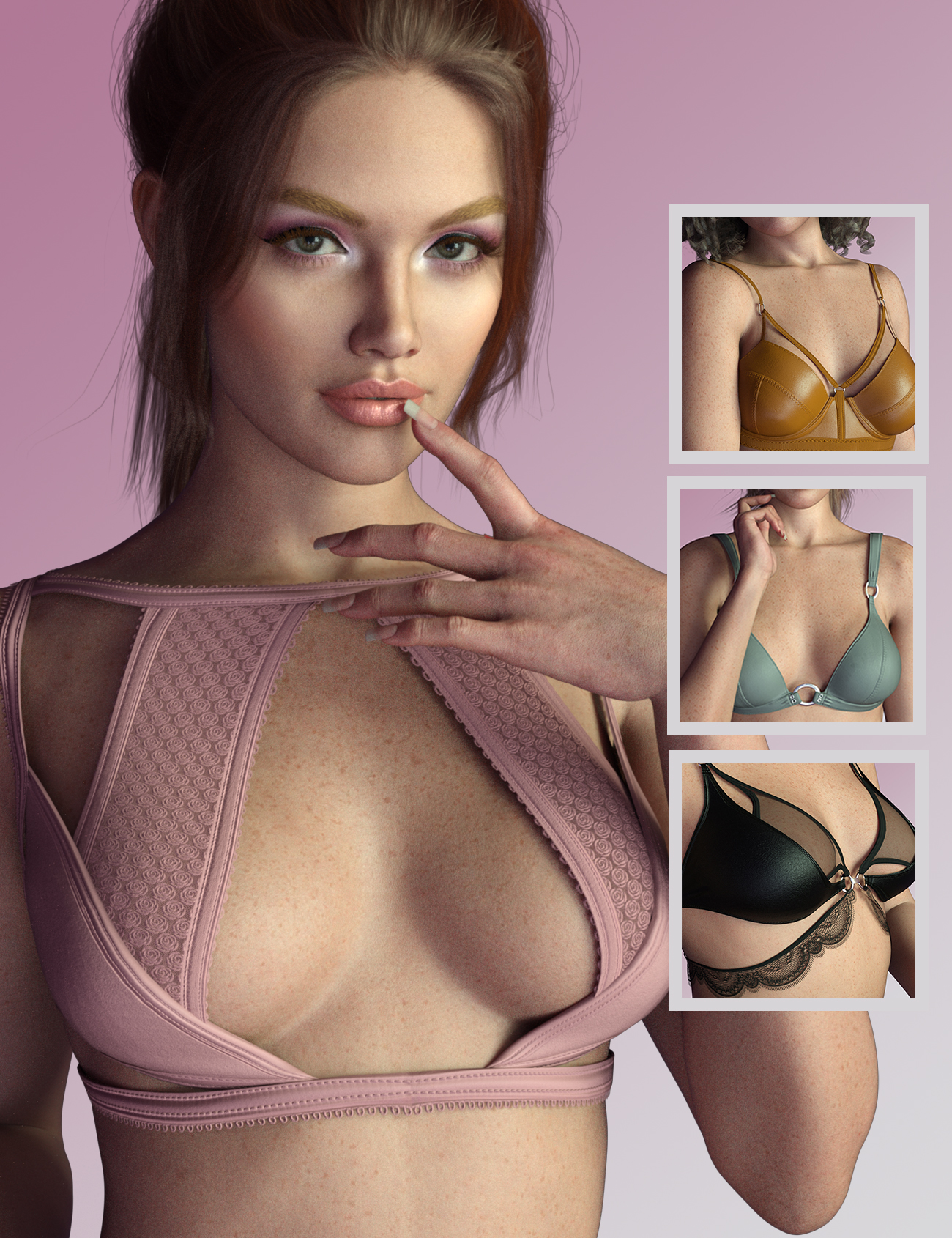X-Fashion Leather Tops 02 Set for Genesis 9 by: xtrart-3d, 3D Models by Daz 3D