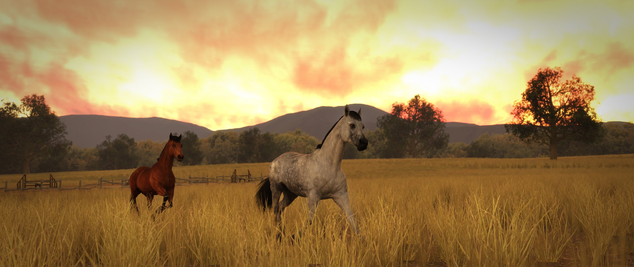 Iron Ridge Horse Pasture by: KindredArts, 3D Models by Daz 3D