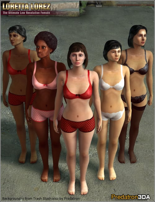 Loretta Lorez Loretta Lorez by: Predatron, 3D Models by Daz 3D