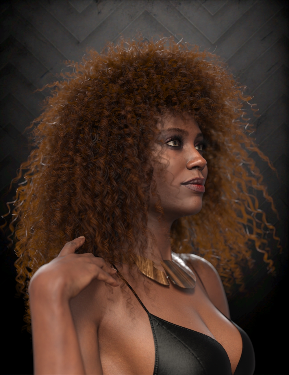Hollywood Hair for Genesis 9 by: Soto, 3D Models by Daz 3D