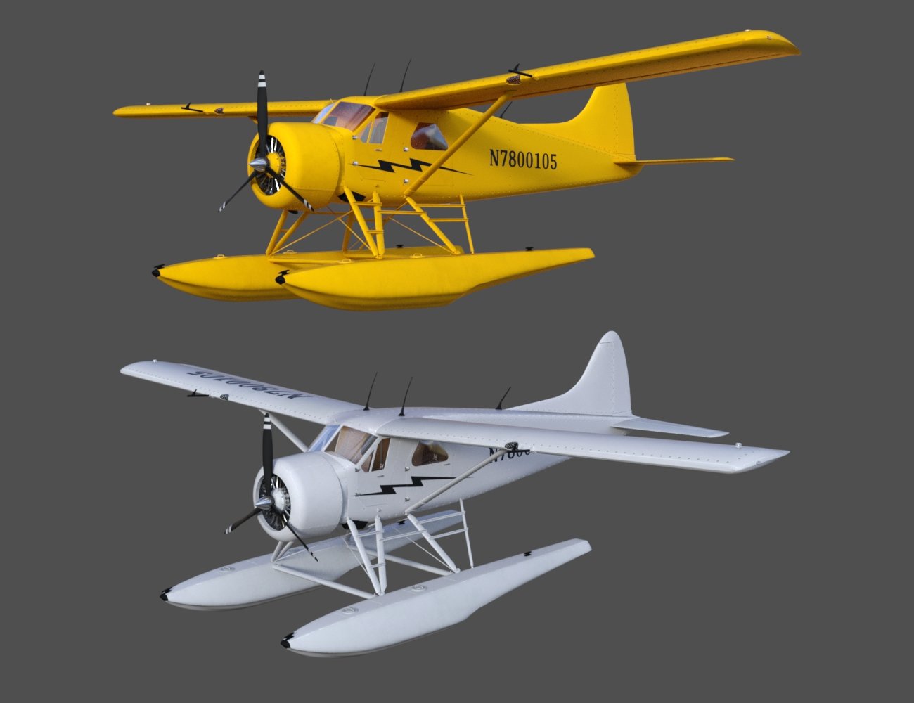 That Yellow Seaplane That Yellow Seaplane by: AcharyaPolina, 3D Models by Daz 3D