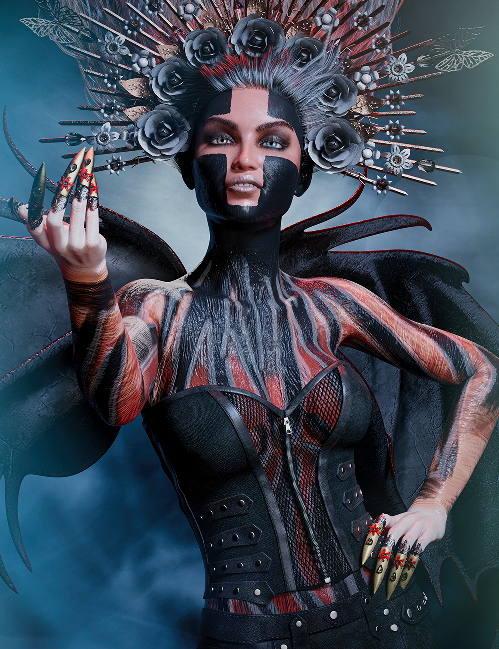 Nemesis for Genesis 8.1 Female by: Colm Jackson, 3D Models by Daz 3D
