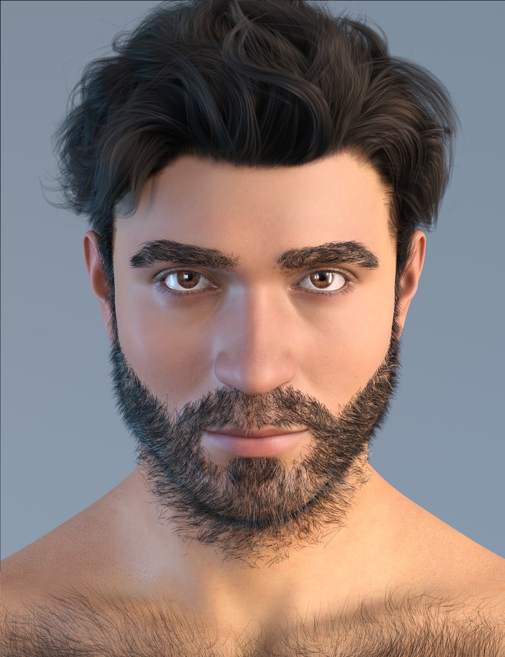 JP Sandor HD with Body Hair for Genesis 9 by: Jepe, 3D Models by Daz 3D