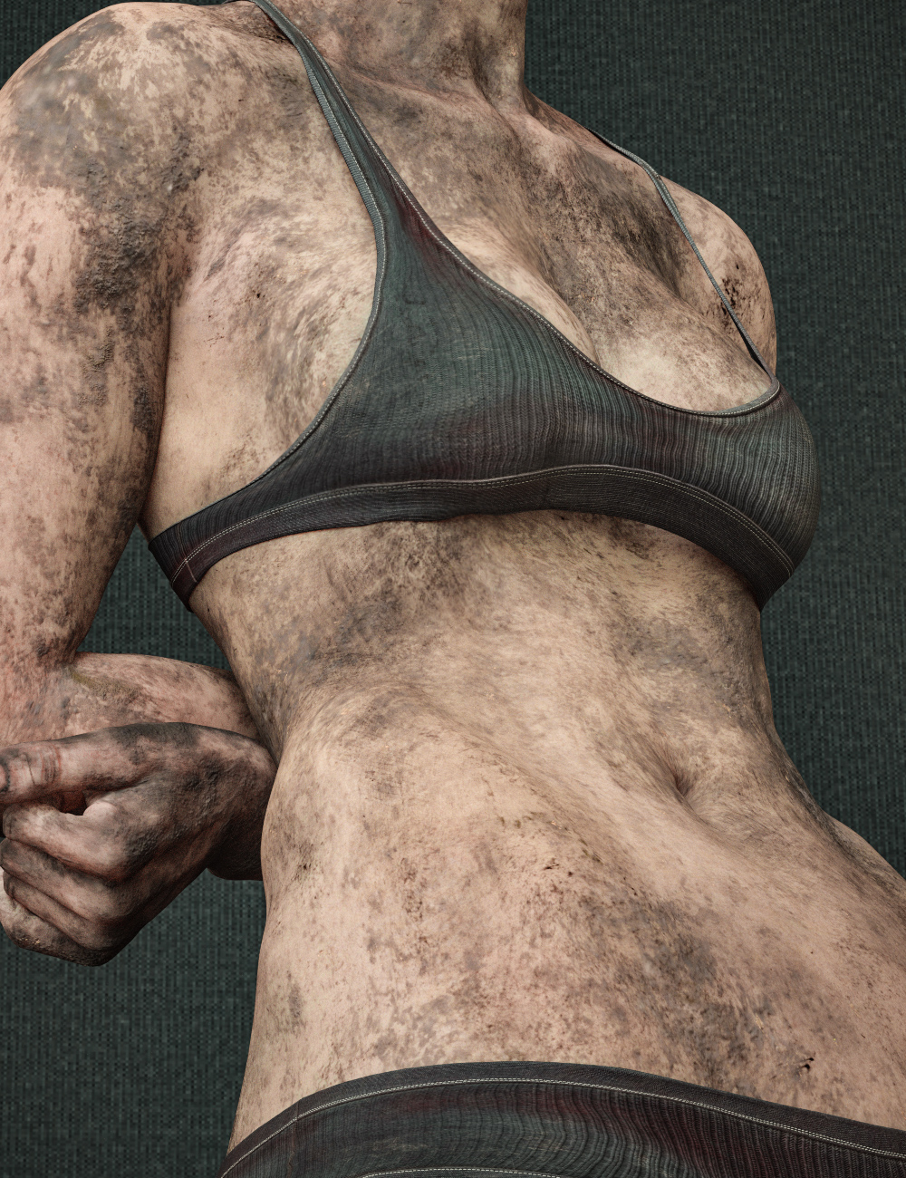 Skin Effects: Dirt 2 for Genesis 8, 8.1, and 9 Females by: Aeon Soul, 3D Models by Daz 3D