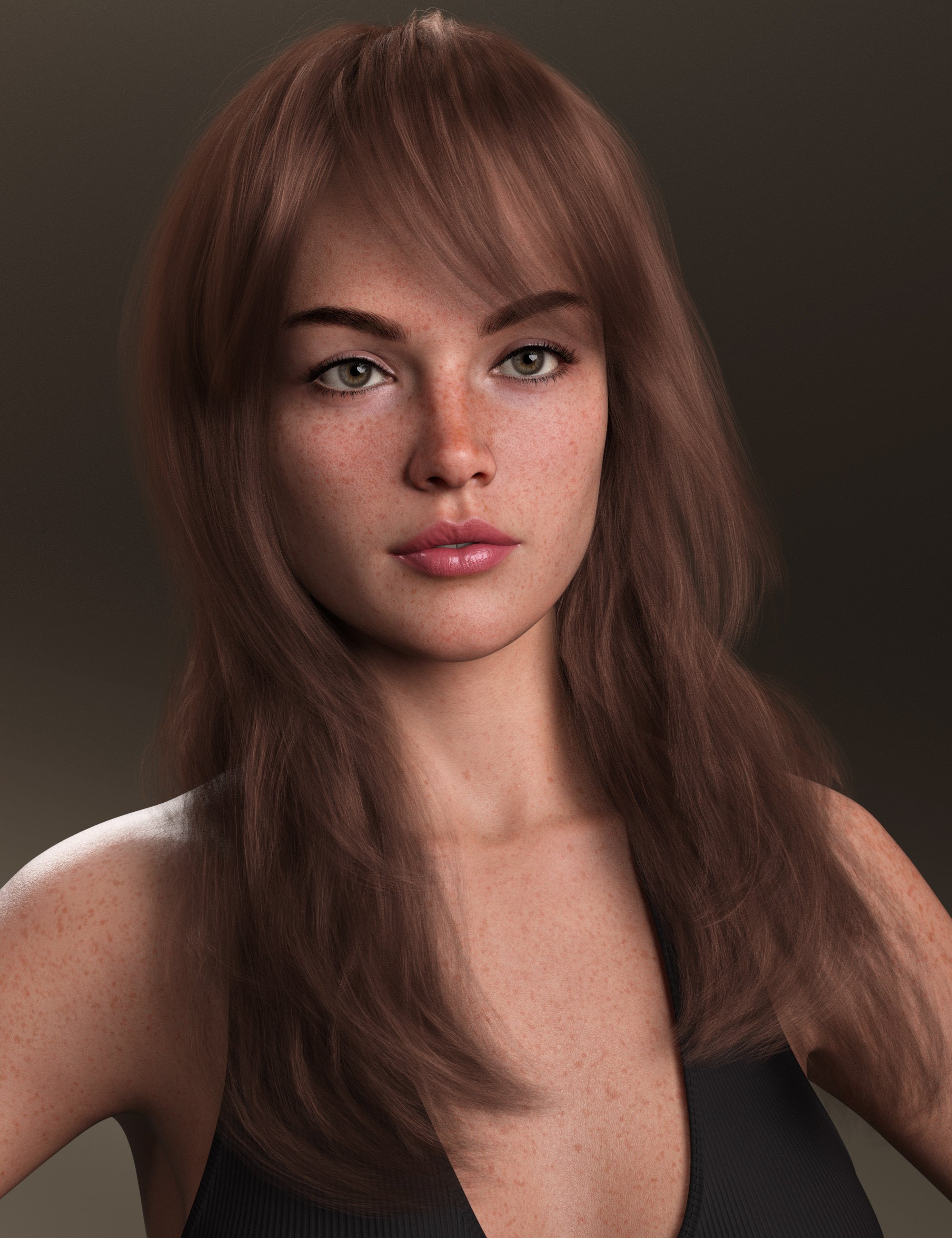 Layered Winter Style Hair for Genesis 8 and 9 | Daz 3D