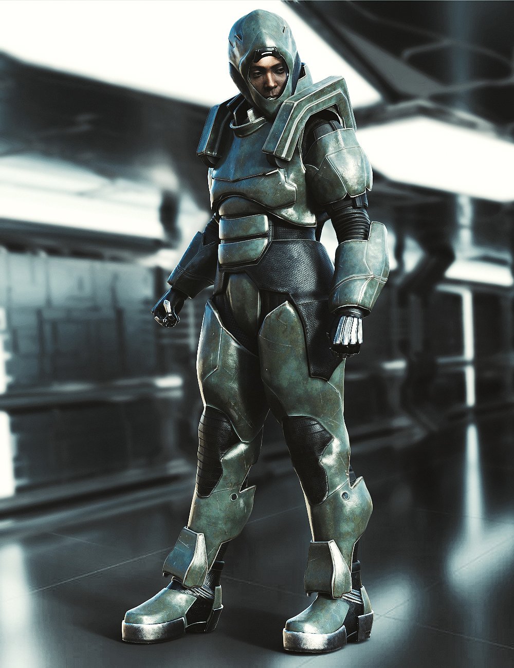 Space Soldier Suit for Genesis 9 by: fjaa3d, 3D Models by Daz 3D