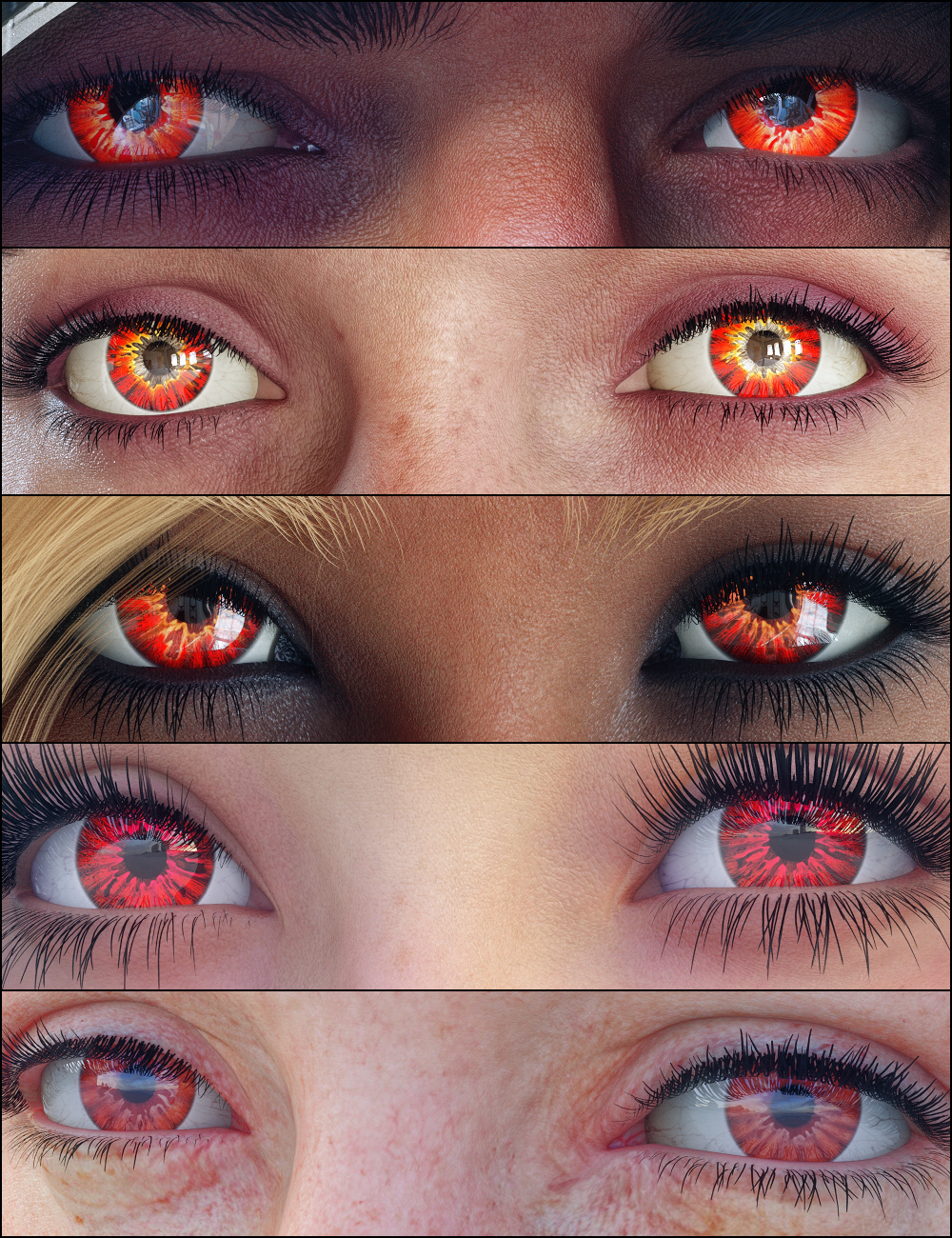 MMX Beautiful Eye Set 10 for Genesis 9 by: Mattymanx, 3D Models by Daz 3D