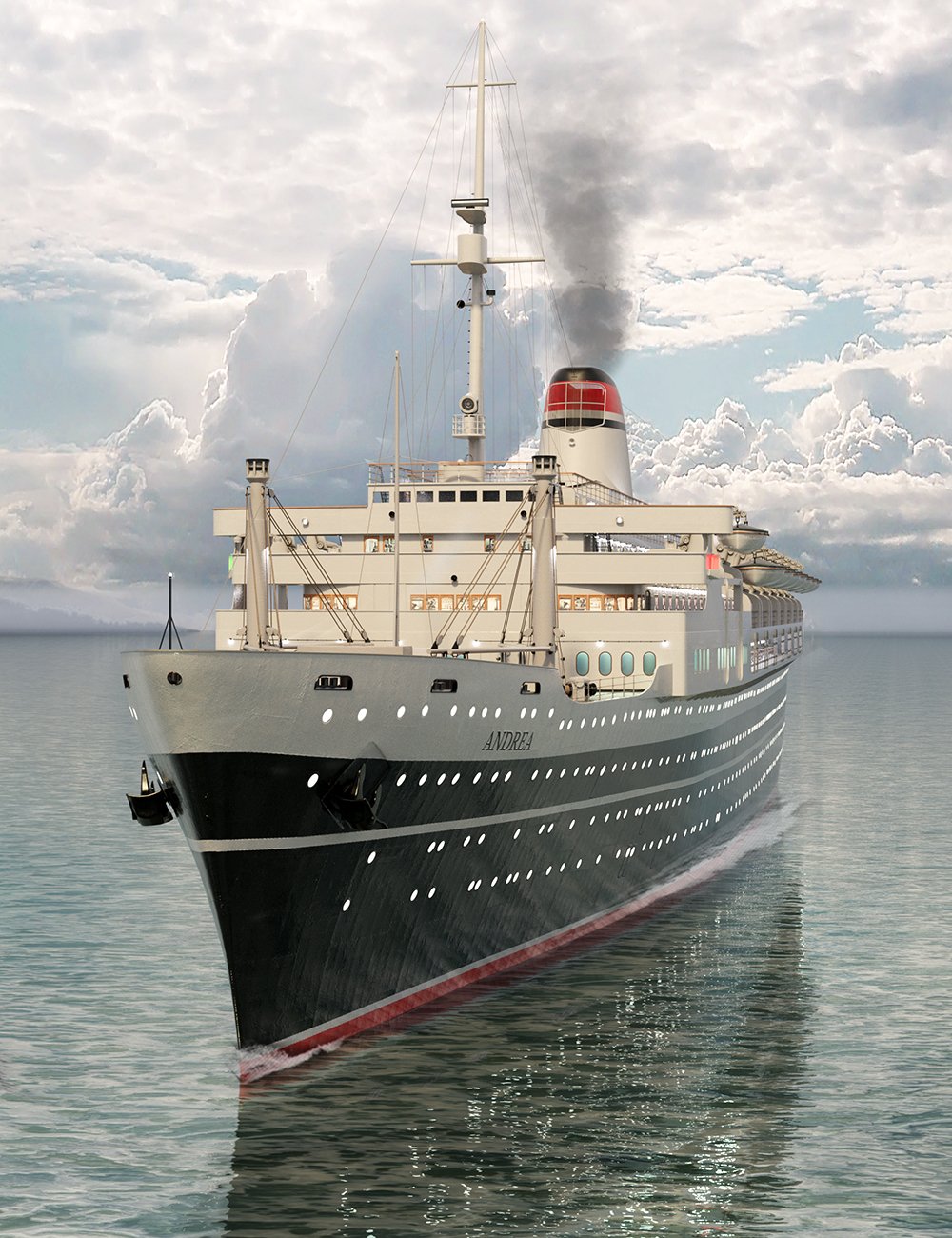 Andrea Ocean Liner by: 3djoji, 3D Models by Daz 3D