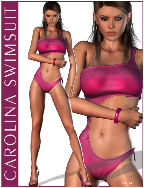 Carolina Swimsuit by: Orion1167, 3D Models by Daz 3D