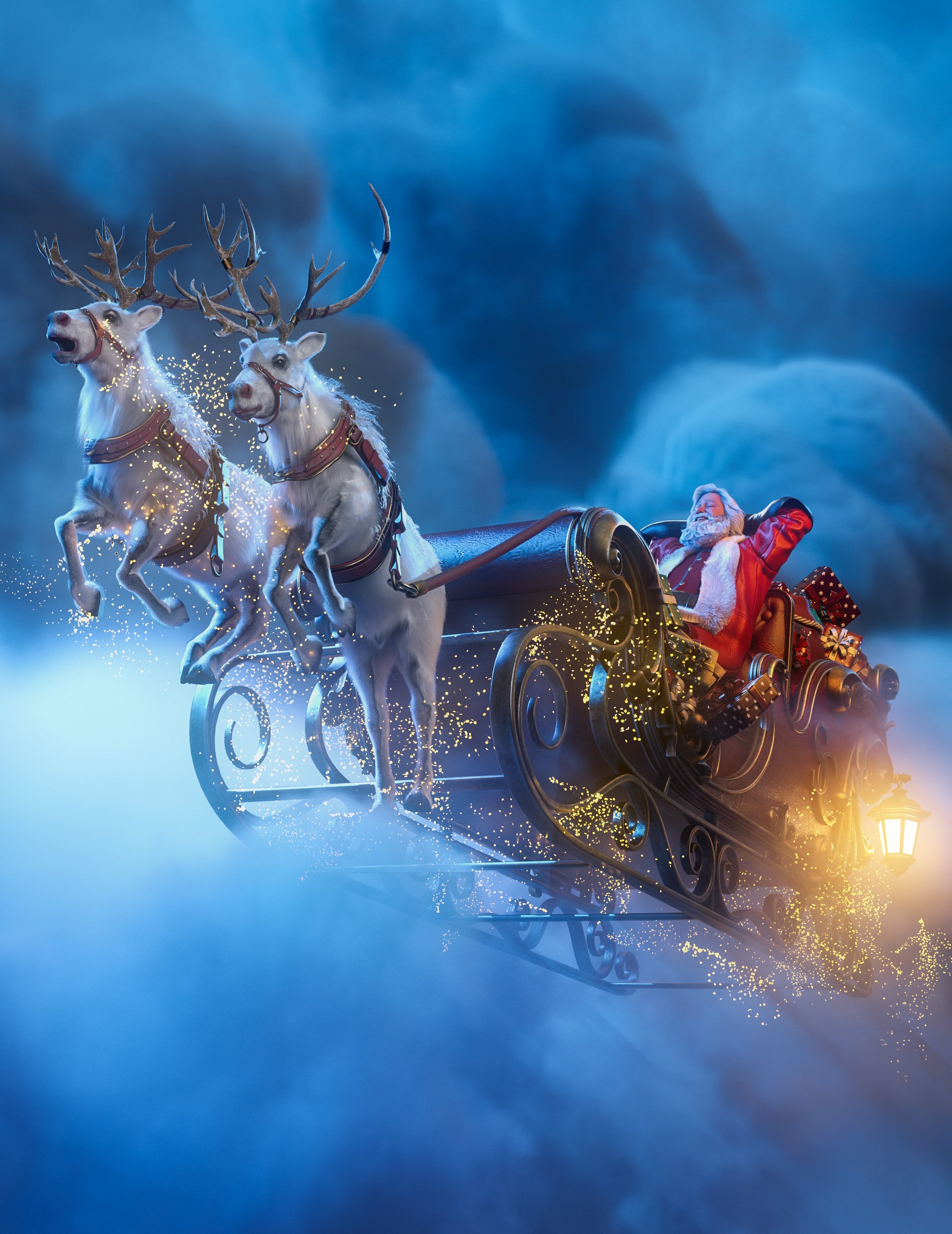 Daz Horse 3 Reindeer Add-On Bundle by: , 3D Models by Daz 3D
