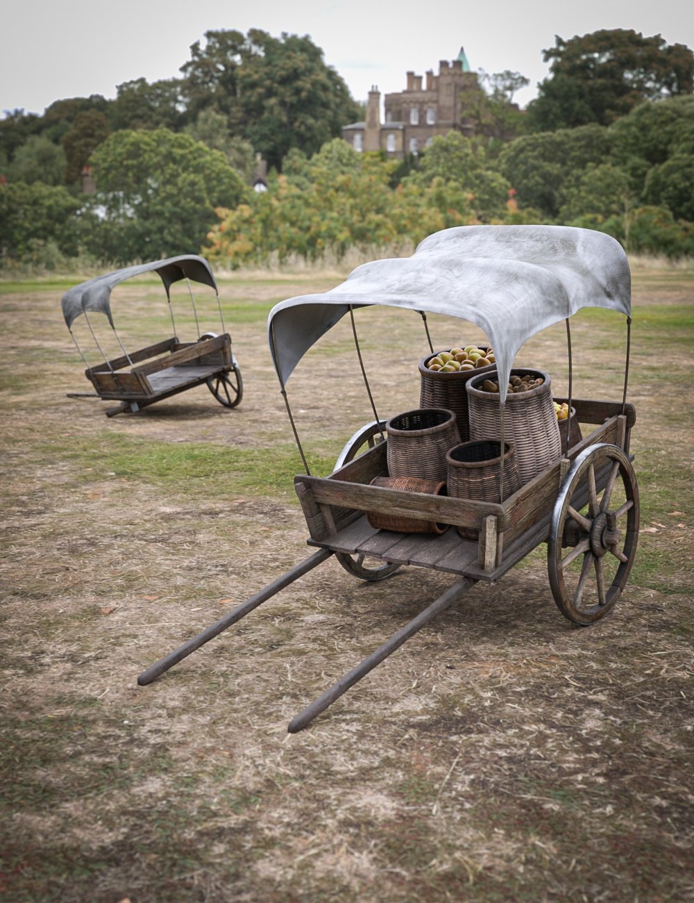 OR3D Medieval Cart 02 by: RedCrow3DArtOdyssey, 3D Models by Daz 3D